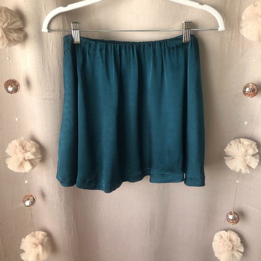 Urban Outfitters sleeveless crop teal top